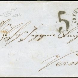 1862 Sardegna 20c. indaco chiaro (N°15Eb)