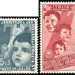 1937 Italia Regno: Colonie Estive (N°406/15+A). s. cpl.