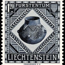 1953 Liechtenstein: museo Nazionale di Vaduz (N°281/83) s. cpl.