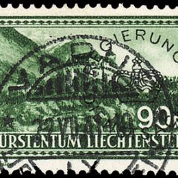 1934 Liechtenstein: Servizio - soprastampati (N°11/12) s. cpl.